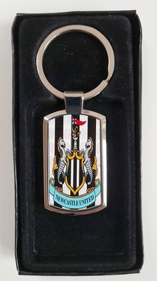 Newcastle United crest and colours keyring (in etui)