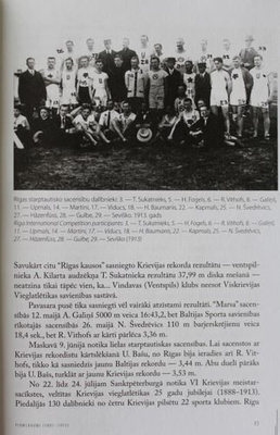 The history of Latvian athletics 1897-1944