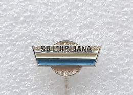SD Ljubljana badge (Slovenia, lacquer, signature)