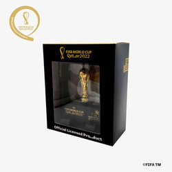 FIFA World Cup Qatar 2022 miniature trophy replica in frame (Official Licensed Product) 4,5 cm
