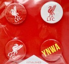 Liverpool FC set of 4 button badges (official product)