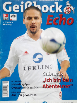 1. FC Koeln - 1.FC Nurnberg, Bundesliga (11.3.2006) official match programme
