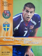 Czech Republic - Sweden friendly match (20.11.2002) official programme