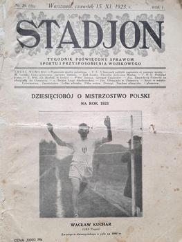 Stadjon - Illustrated Sports Weekly Magazine nr 29 (15.11.1923)