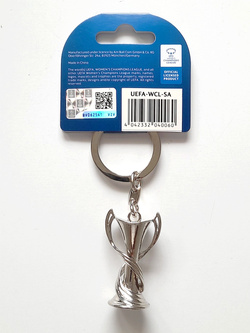 UEFA Women's Champions League 3D Trophy keyring (official licensed product)