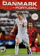 Denmark - Portugal, FIFA World Cup qualyfing match (5.9.2009) official programme