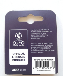 Women's Euro Switzerland 2025 bronze logo pin badge (official licensed product)