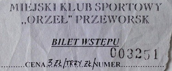 MKS Orzeł Przeworsk league match ticket