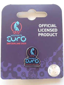Women's Euro 2025 logo pin badge (official licensed product)