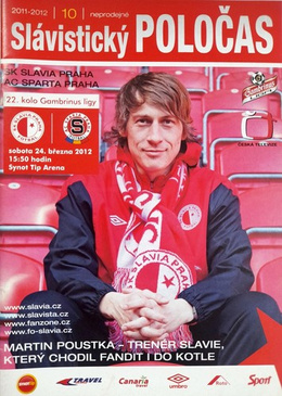 Slavia Prague - Sparta Prague, Gambrinus Liga (24.3.2012) match programme