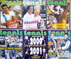 Tennis Magazine 1993-2001, France (set of 6 issuese)