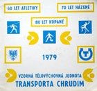 Almanach of TJ Transporta Chrudim. 60 years of athletics 70 years of handball 80 years of football (Czech Republic)
