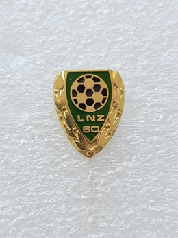 60th Anniversary of the Ljubljana District Football Association badge (lacquer, signature)
