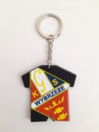 GKS Wybrzeze Gdansk shirt with crest keyring (Official Licensed Product)