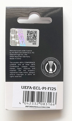 UEFA Europa Conference League 2025 Wroclaw Final, Real Betis - Chelsea FC trophy badge (official licensed product)