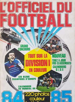 Football yearbook 84-85