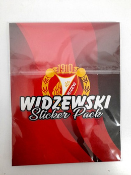 Widzew Lodz Fan's set of 10 stickers