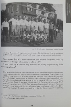A contribution to the history of the sports movement in Nowe on the centenary of MLKS Wisła Nowe