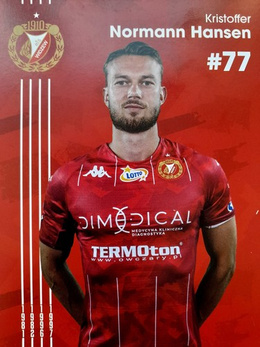 Kristoffer Normann Hansen - RTS Widzewa Lodz player photo (official product)