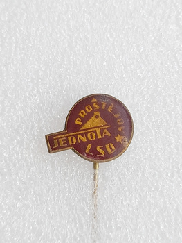 LSD Jednota Prostejov badge (epoxy)