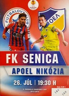FK Senica - APOEL Nicosia UEFA Europa League match official programme (26.7.2012)