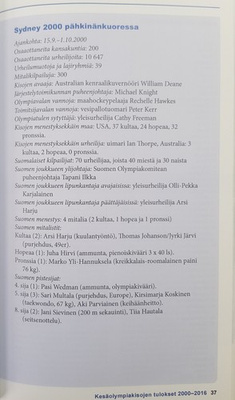 Sport news. Sport yearbook 2021 (Finland)