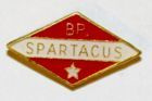 Spartacus Budapest rhomb badge (lacquer, signature)