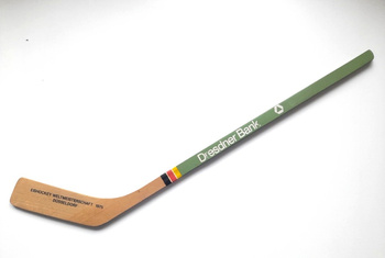 Dusseldorf 1975 World Championship commemorative hockey stick (wooden, official product)