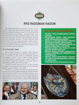 40 years of Radom District Football Association 1976-2016