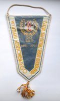 50th Anniversary Referee Department of Poznan District Football Association pennant