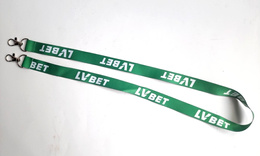 WKS Slask Wroclaw key lanyard with double handle (official product)