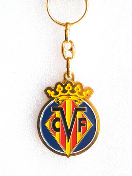 Villarreal CF crest keyring (official poduct)