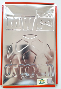 Retro board the cover of Der Kicker magazine Fans Guide World Cup Mexico 70 (official product)