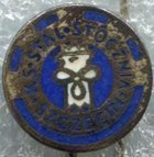Stal Stocznia Szczecin silver plated badge (enamel)