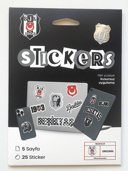 Besiktas JK 25 piece sticker set (official product)