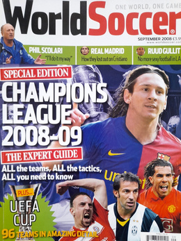 World Soccer monthly magazine Annual 2008 (set of 12 issues, complete)