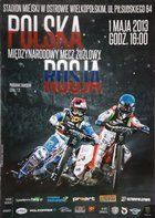 International Speedway Match Poland - Russia official programme (01.05.2013)