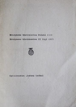 1983 1st and 2nd League Speedway Polish Championship