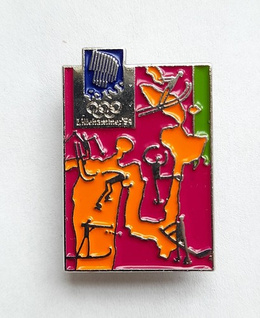 1994 Lillehammer Winter Olympic Games sports pictograms (lacquer, signature)