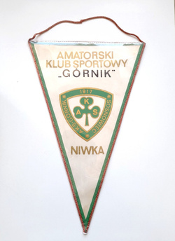 Pennant AKS Gornik Niwka Sosnowiec, big (PRL times)