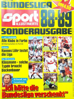 1. & 2. Bundesliga 1988-89 Fans Guide (Sport Illustrierte)