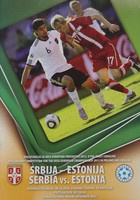 Serbia - Estonia, EURO 2012 Qualifier (08.10.2010) Official Programme