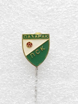 LSK Laćarak Sremska Mitrovica badge (Serbia, lacquer)