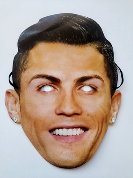 Cristiano Ronaldo face mask (cardboard)