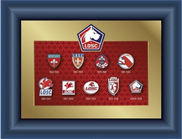 LOSC Lille 9  pins-collection historical logos (official product)