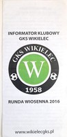 GKS Wikielec football club Spring Round 2016 official guide