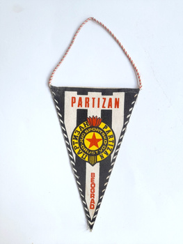 SD Partizan Belgrade two side pennant