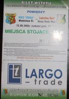 Odra Wodzislaw Slaski - Swit Nowy Dwor Mazowiecki First league match ticket (13.09.2003)