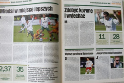 The I and II Polish league Spring 2008 fan's guide (Gazeta Wyborcza)