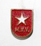 MVV Maastricht crest badge (lacquer, with signature)